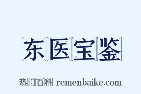 东医宝鉴是什么意思的图片